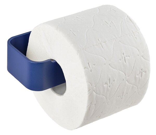 Porta carta igienica da parete blu in metallo Ume – Zone