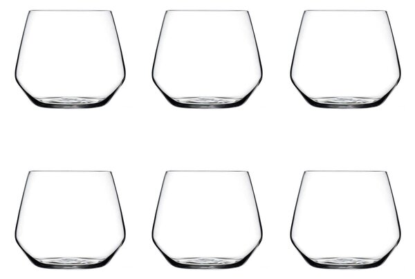 Confezione 6 bicchieri acqua Aria in vetro sonoro cl 54,7