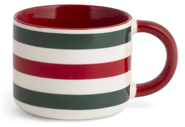 Confezione 6 tazze tè natalizie Holly in new bone china decorate cc 200