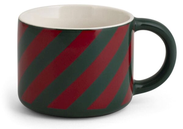 Confezione 6 tazze tè natalizie Holly in new bone china decorate cc 200