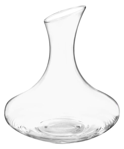 Decanter Lara in vetro cristallino con taglio diagonale Lt 1,2