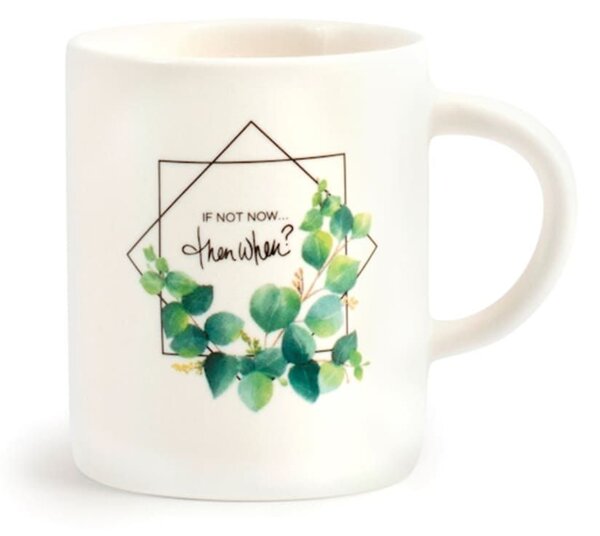 Set 6 tazze caffè senza piattino Botanic in new bone china assortite cc 90