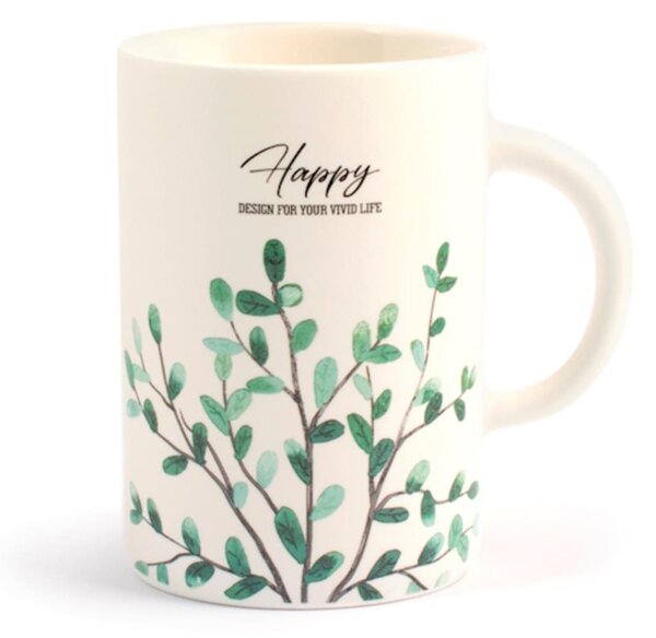 Set 6 mug Botanic in new bone china assortite cc 400