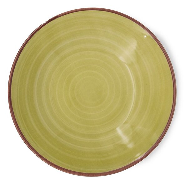 Set 12 piatti fondi Caribe in stoneware assortiti cm 20,5
