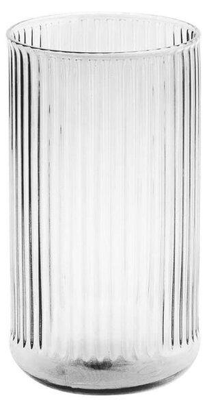 Set 6 bicchieri Venus in vetro rigato trasparente cl 47