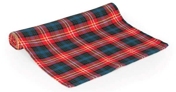 Runner Tartan in cotone e poliestere cm 40x140
