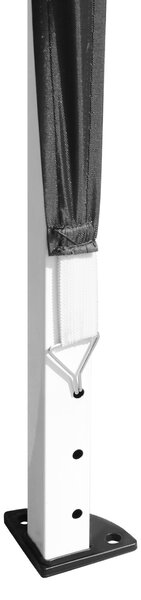 Outsunny Gazebo pop-up gazebo da giardino pieghevole anti-UV + sacco di trasporto acciaio Oxford 3 x 3 x 2,55 m grigio