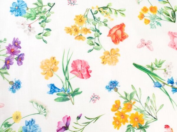 Runner Caroline in poliestere decorato cm 40x140