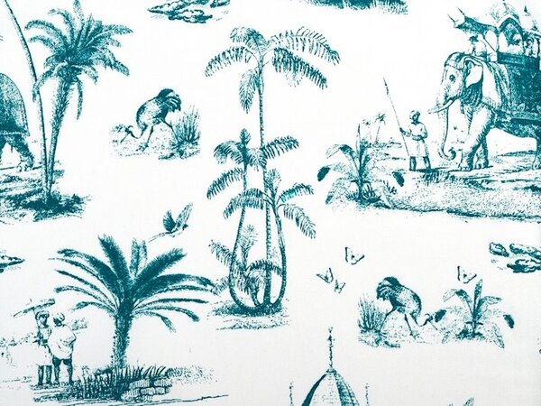 Runner Indian Summer in cotone e poliestere cm 40x140