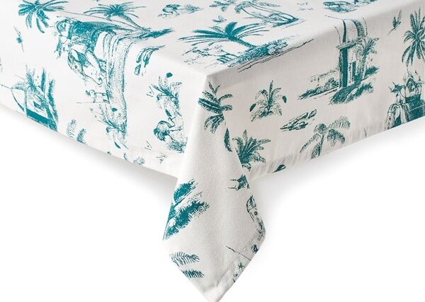 Tovaglia 6 posti indian summer in cotone e poliestere cm 140x180