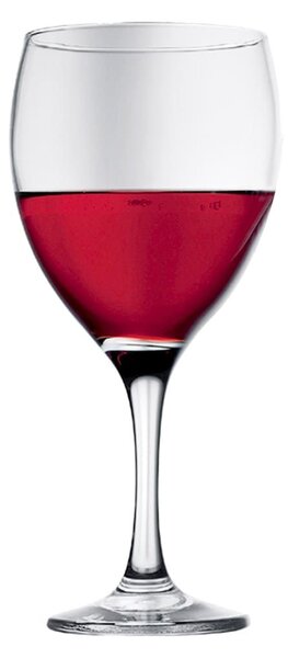 Set 12 calici vino Imperial in vetro trasparente cl 20