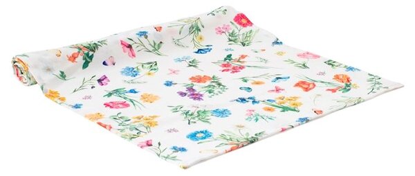 Runner Caroline in poliestere decorato cm 40x140