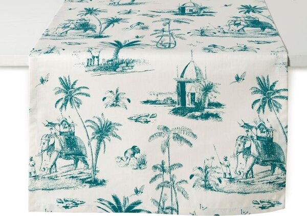Runner Indian Summer in cotone e poliestere cm 40x140