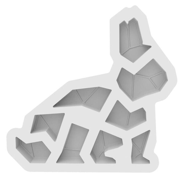 Stampo Bunny 520 in silicone e termoformato 276x268 h 31 mm + 266x252 h 7 mm