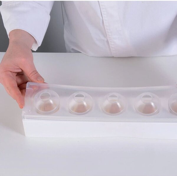 Stampo 5 uova MUL3D Egg in silicone ø50 h 73 mm