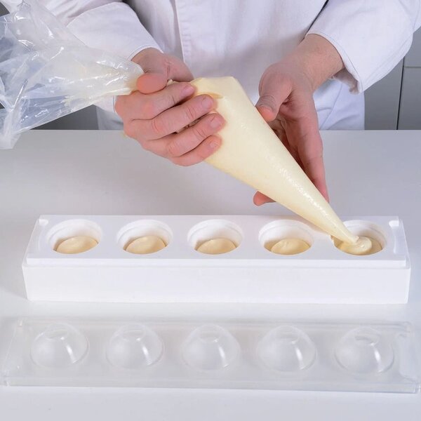 Stampo 5 uova MUL3D Egg in silicone ø50 h 73 mm