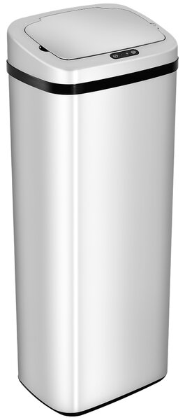 Pattumiera Differenziata 2 Scomparti HOMCOM 15L - Cestino A Pedale In Acciaio Inox - Foto 2