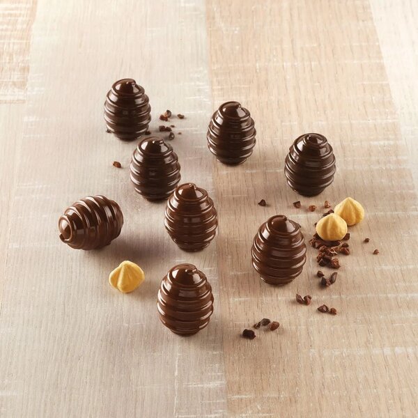 Stampo 15 cioccolatini Choco Spiral in silicone