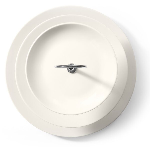 Alzata 3 piani in new bone china forma coupe colore avorio con manico cromato cm 27-21-19