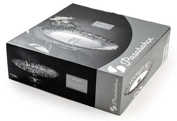 Alzata Aurora Superior in vetro trasparente cm 31,5