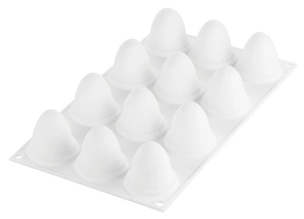 Stampo 12 cioccolatini uova Egg 30 in silicone ø34 h 47 mm