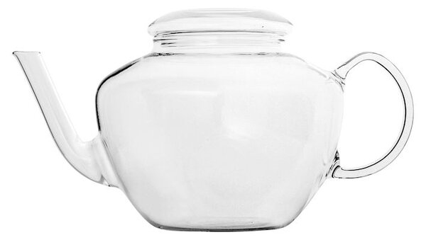 Teiera Saturn in vetro borosilicato trasparente lt 1,7