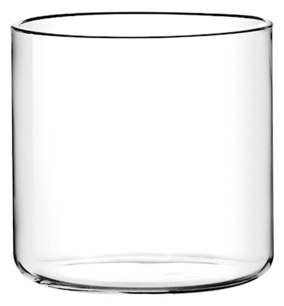 Confezione 6 bicchieri multiuso Fusion in vetro borosilicato trasparente cl 45