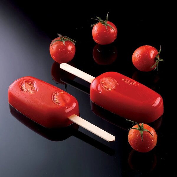 Stampo da 4 gelati GEL01M Mini Classic in silicone mm 73x38x18h