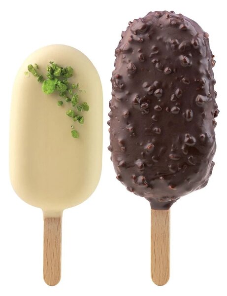 Stampo da 4 gelati GEL01M Mini Classic in silicone mm 73x38x18h