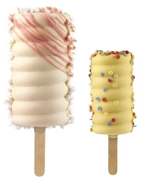 Stampo da 4 gelati GEL04M Mini Tango in silicone mm 67x33x22h