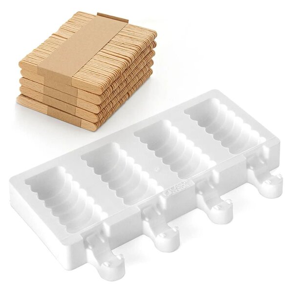 Stampo da 4 gelati GEL04M Mini Tango in silicone mm 67x33x22h
