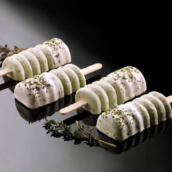 Stampo da 4 gelati GEL04M Mini Tango in silicone mm 67x33x22h