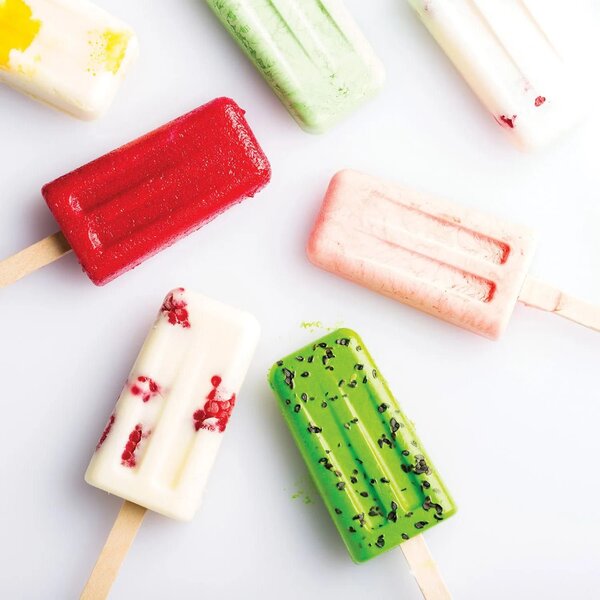 Stampo da 4 gelati GEL10M Mini Vintage in silicone mm 70x37x18h