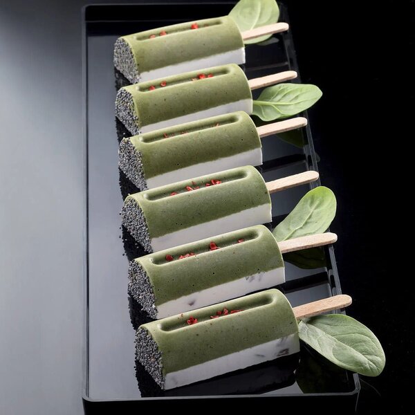 Stampo da 4 gelati GEL05M Mini Chic in silicone mm 70x33x22h