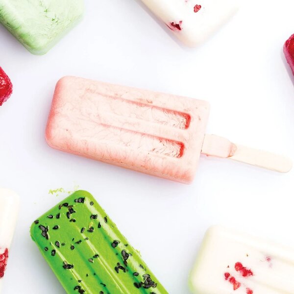Stampo da 4 gelati GEL10M Mini Vintage in silicone mm 70x37x18h