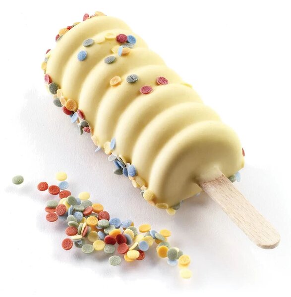 Kit 2 stampi da 8 gelati GEL04M Mini Tango in silicone mm 67x32x22h