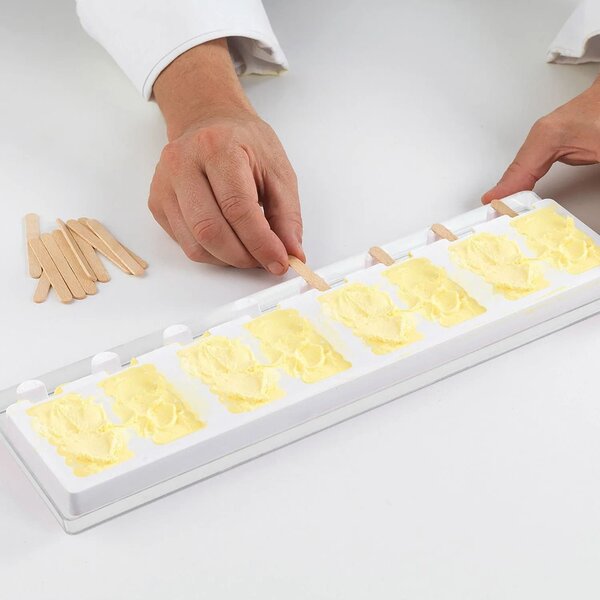 Kit 2 stampi da 8 gelati GEL04M Mini Tango in silicone mm 67x32x22h