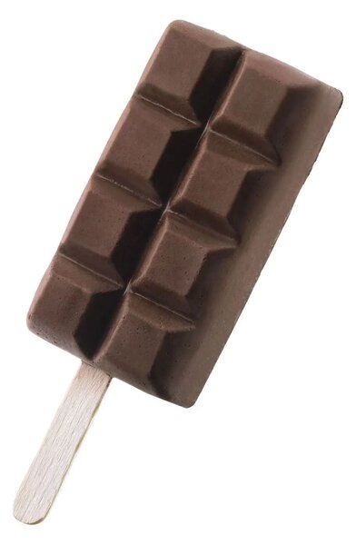 Kit 2 stampi da 2 gelati SET GEL02 Chocostick in silicone mm 92x48x24h