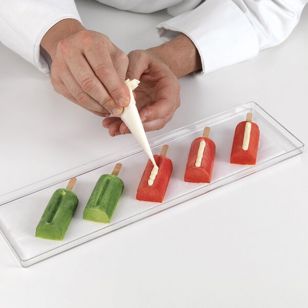 Kit 2 stampi da 8 gelati GEL05M Mini Chic in silicone mm 69x38x18h