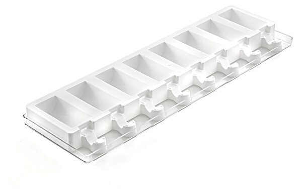 Kit 2 stampi da 8 gelati GEL05M Mini Chic in silicone mm 69x38x18h