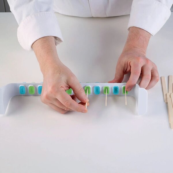 Kit stampi da 6 gelati e ghiaccioli bigusto L'Italiano in silicone mm 55x105x22h e 37x90x13,5h