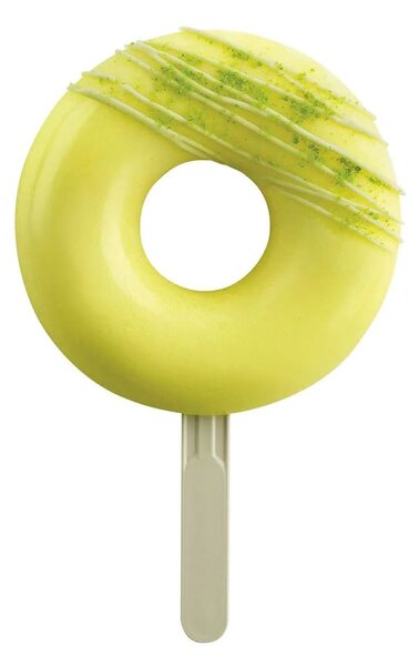 Kit 2 stampi da 4 gelati GEL13 Donuts in silicone mm Ø80x22h