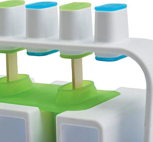Kit stampi da 6 gelati e ghiaccioli bigusto L'Italiano in silicone mm 55x105x22h e 37x90x13,5h