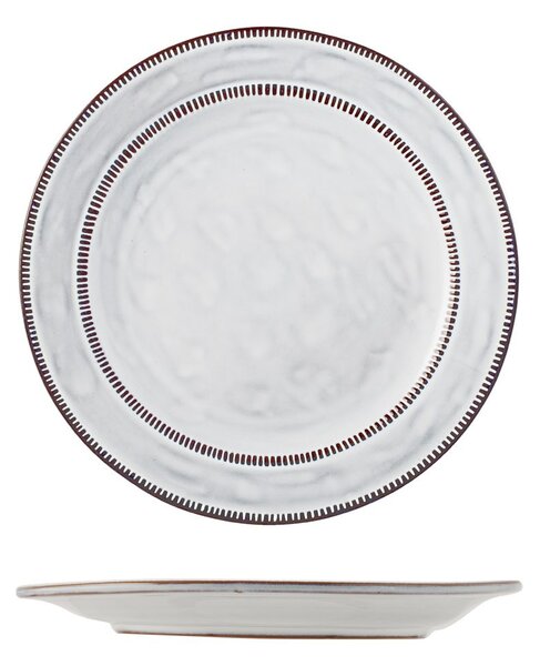H&H Set 6 Piatti Frutta Sintra In Terracotta Cm 22
