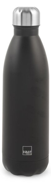 Bottiglia termica in acciaio inox 18/10 colore nero cl 0,5