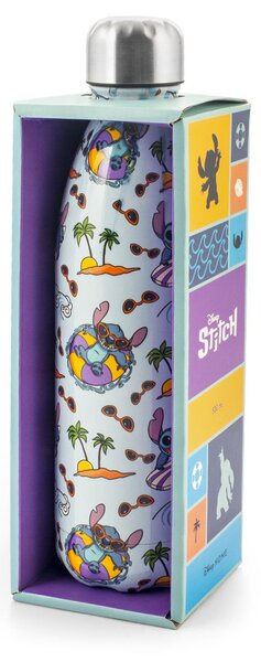 Bottiglia termica Stitch Splash Disney in acciaio inox 18/10 decorata lt 0.5