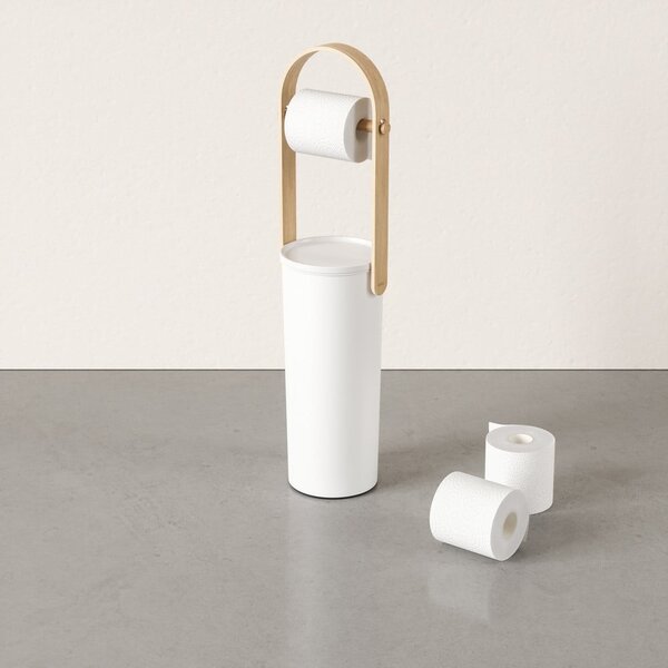 Porta carta igienica bianco in plastica Bellwood – Umbra