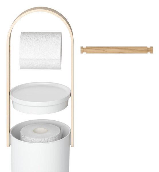 Porta carta igienica bianco in plastica Bellwood – Umbra