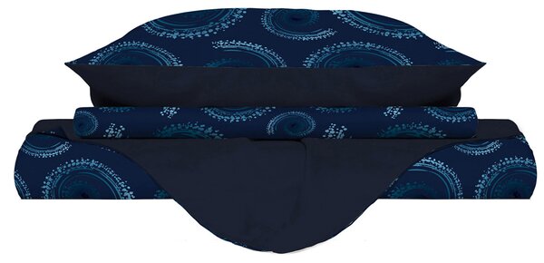 Copripiumino Singolo Double Face con Federe Stampato Vortex