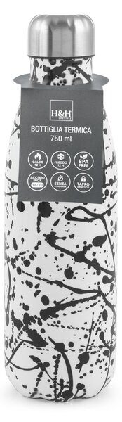 Bottiglia termica in acciaio inox 18/10 Ink cl 0,75